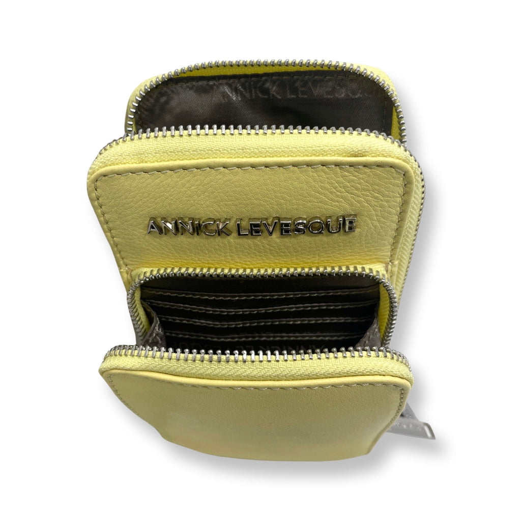 Small Yellow Leather Shoulder Bag | Marie-Josée