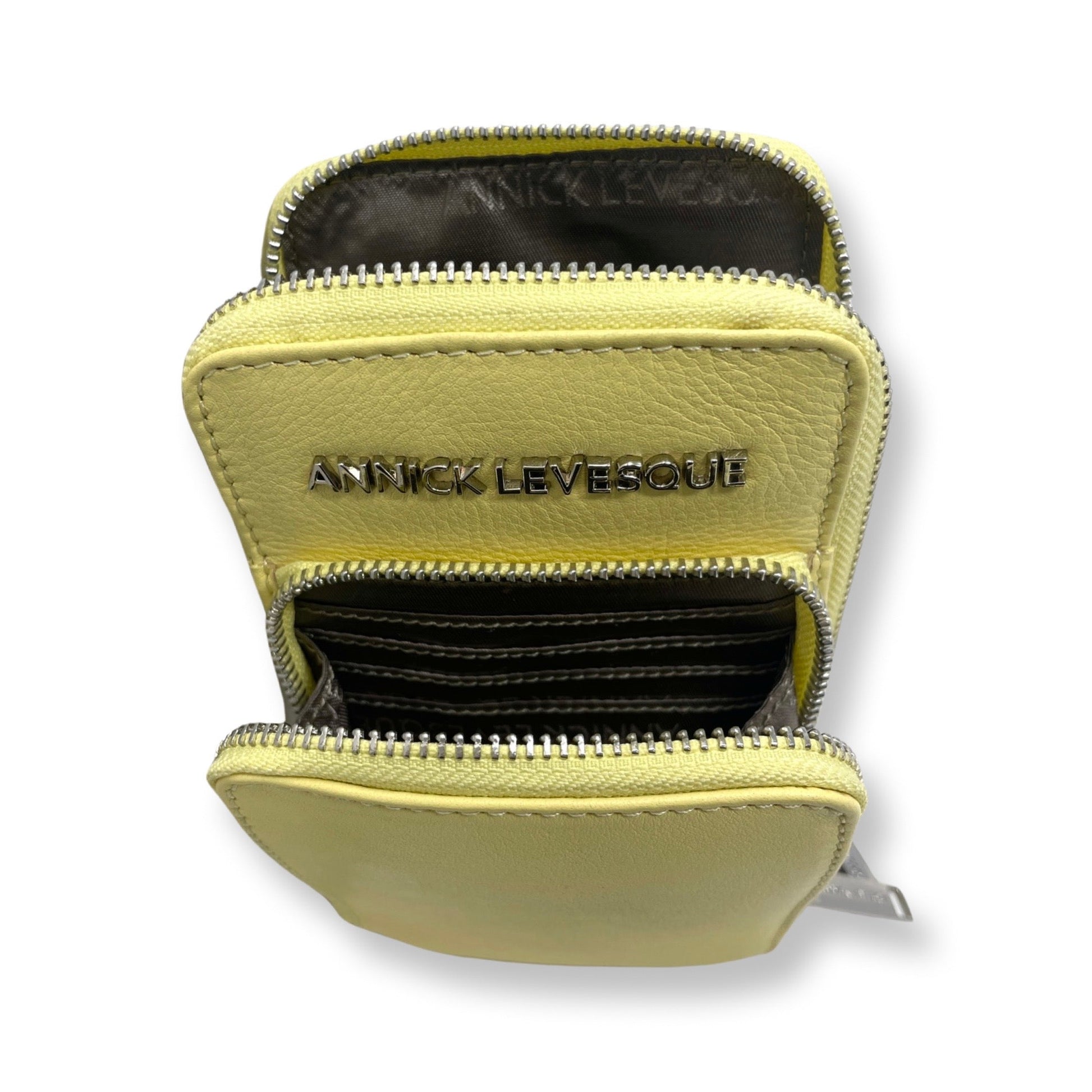 Small Yellow Leather Shoulder Bag | Marie-Josée