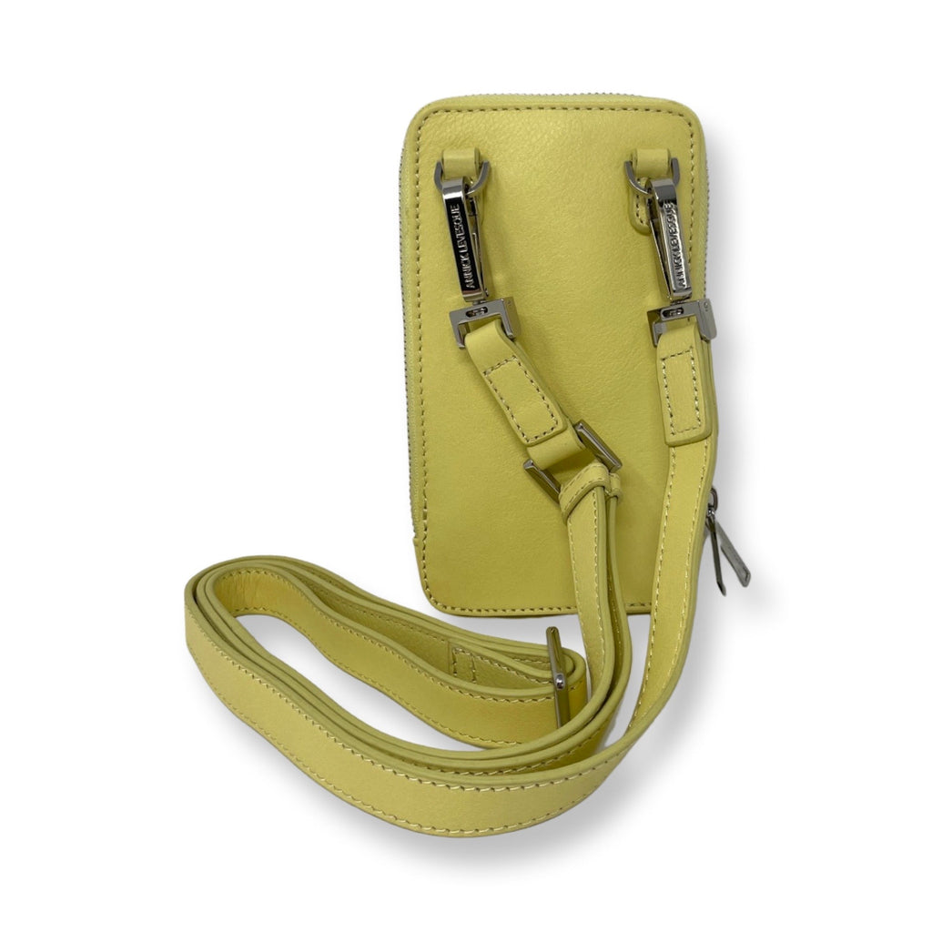Small Yellow Leather Shoulder Bag | Marie-Josée
