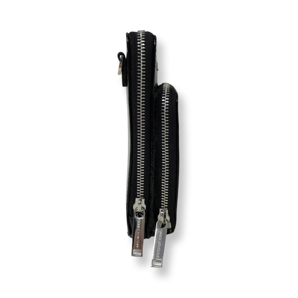 Small Black Patent Leather Crossbody Bag - Marie-Josée