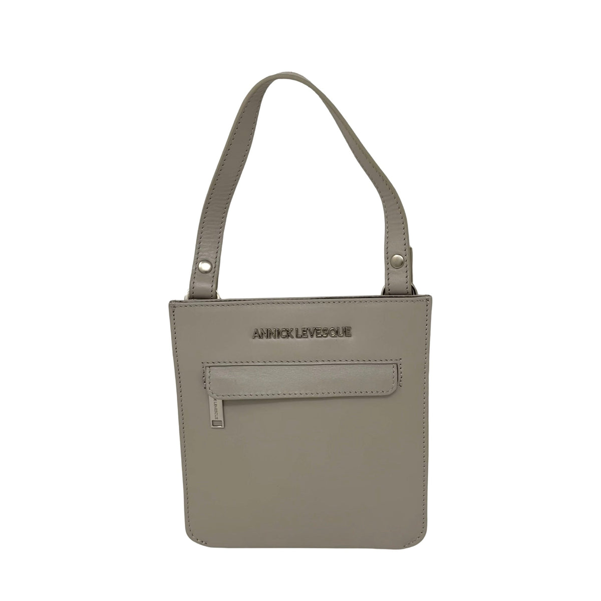 Genuine Leather Beaded Handbag, Lina