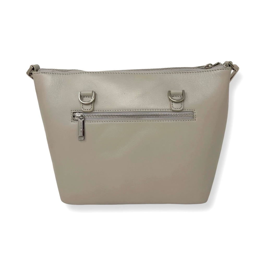 Genuine Leather Beaded Handbag, Lina