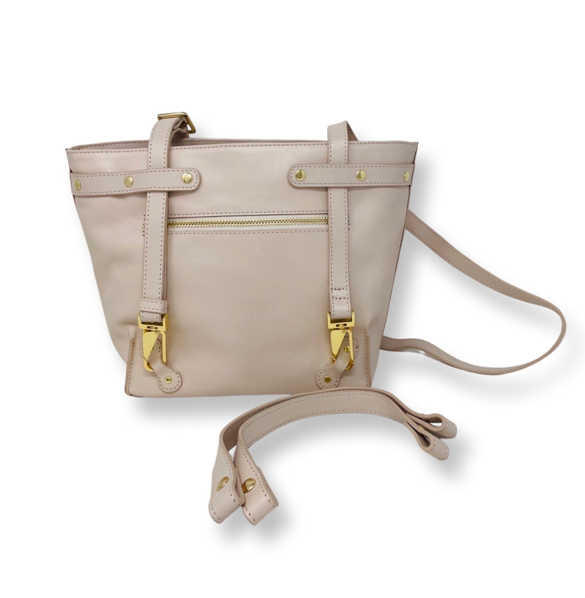 Genuine Leather Powder Pink Bag | Kelly