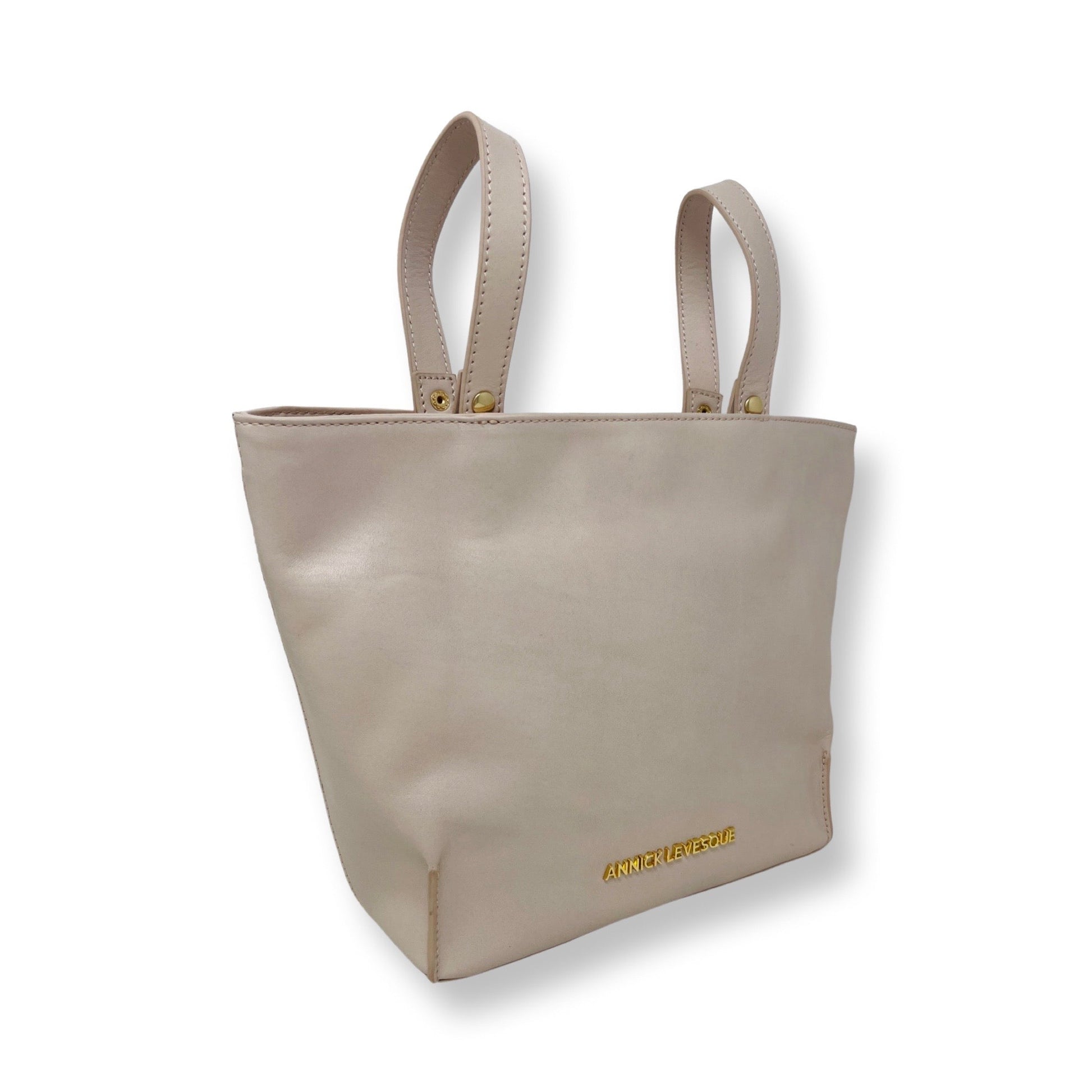 Genuine Leather Powder Pink Bag | Kelly