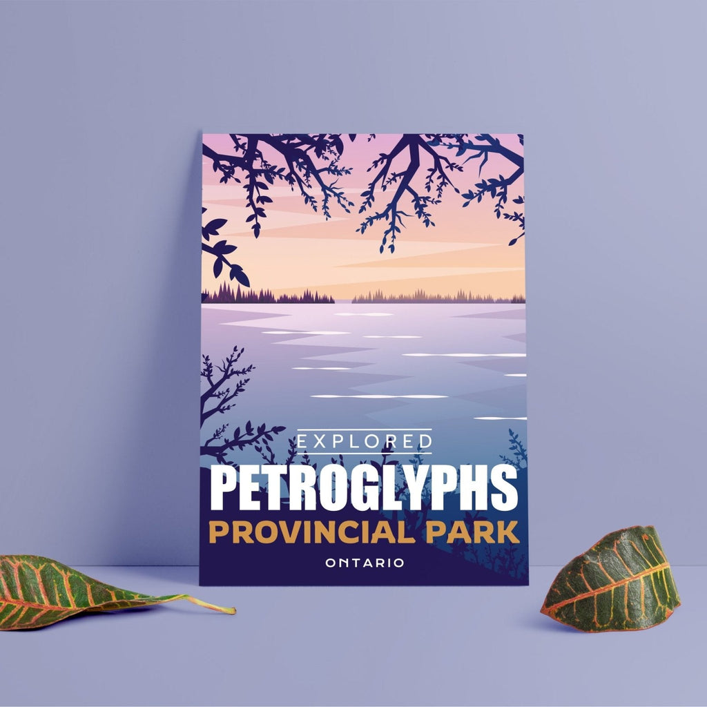 Petroglyphs Provincial Park 'Explored' Poster, Canada Parks