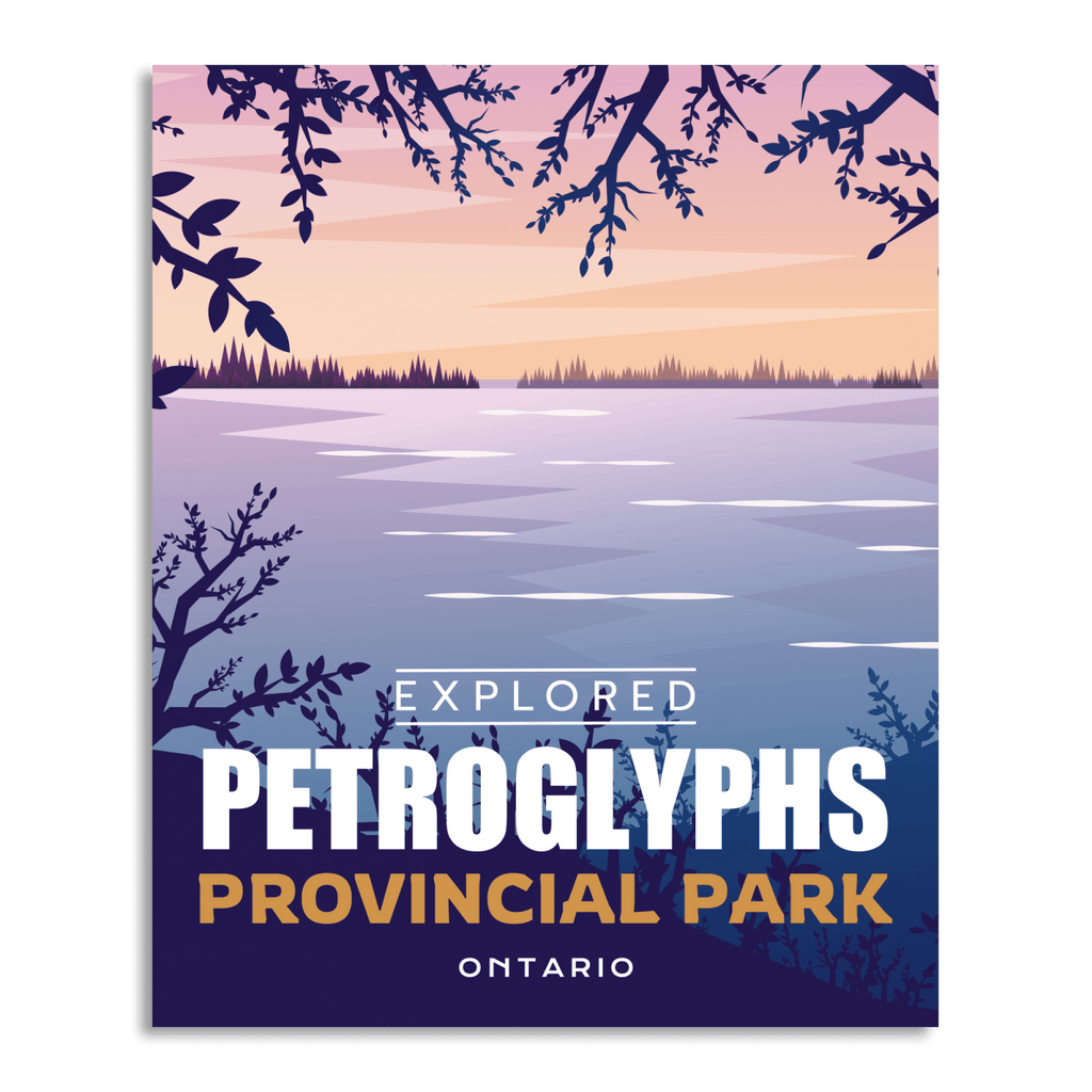 Petroglyphs Provincial Park 'Explored' Poster, Canada Parks