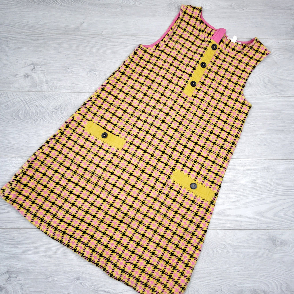 AGLL1 - Mini robe fourreau en tweed pied-de-poule Boden. Taille 40/42
