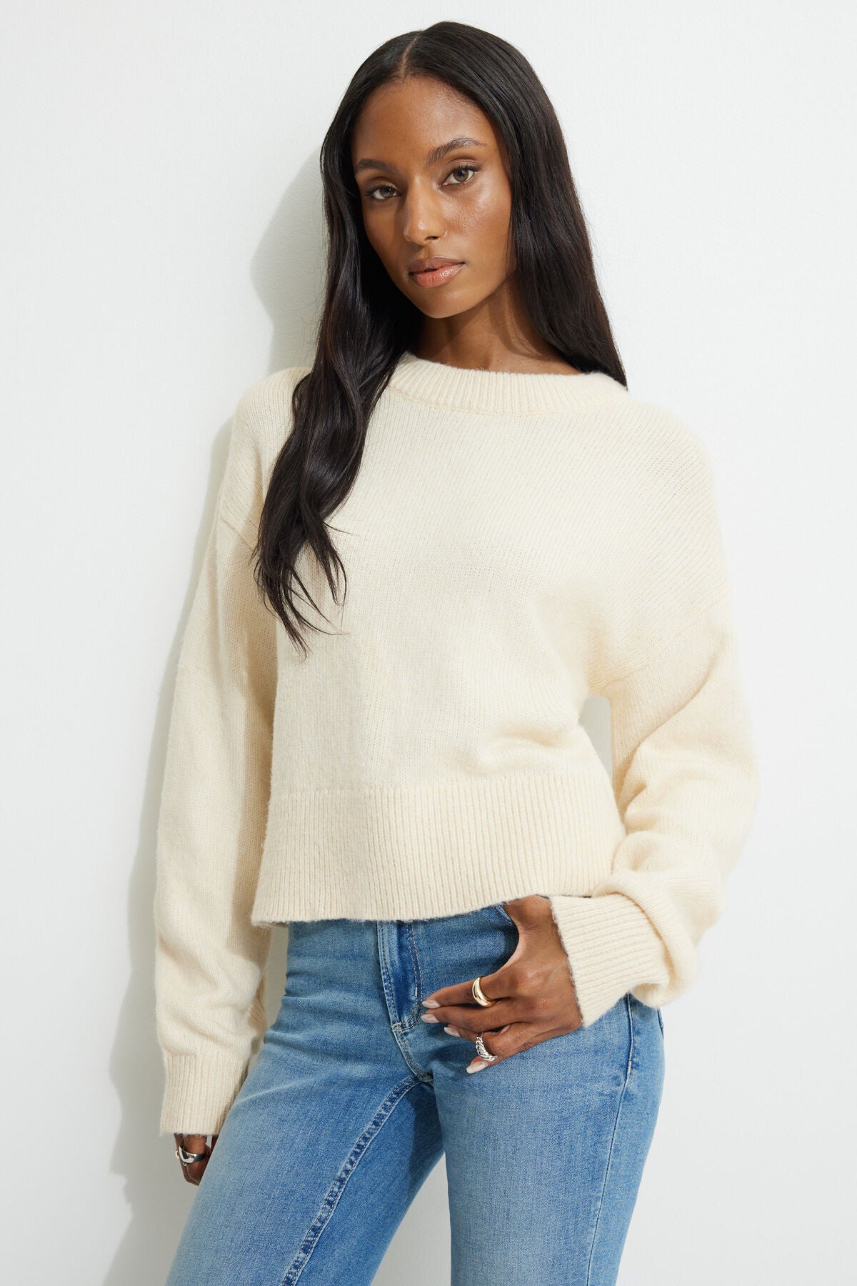 Pull ras du cou décontracté