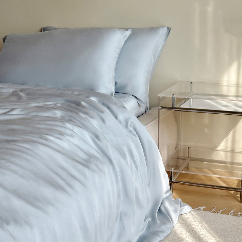 Organic Bamboo Sateen Duvet Cover Set