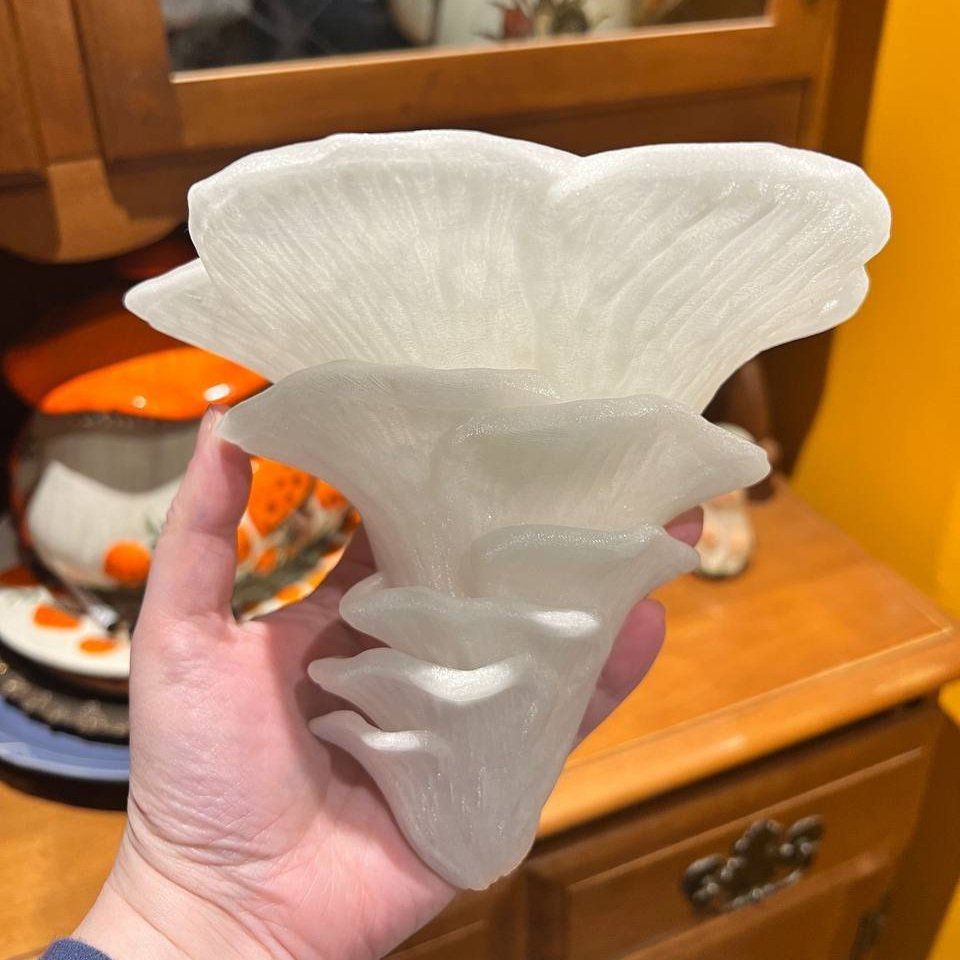 Étagère flottante en forme de champignon DJAMOR Fugus phosphorescente, jolie décoration de style cottage