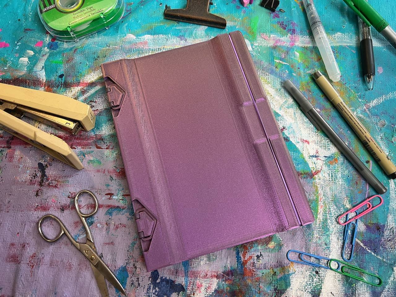 Reuseable 3d Printed Journal, Travelers Notebook and Bullet Journal l Reusable eco-friendlyzero-waste stationary
