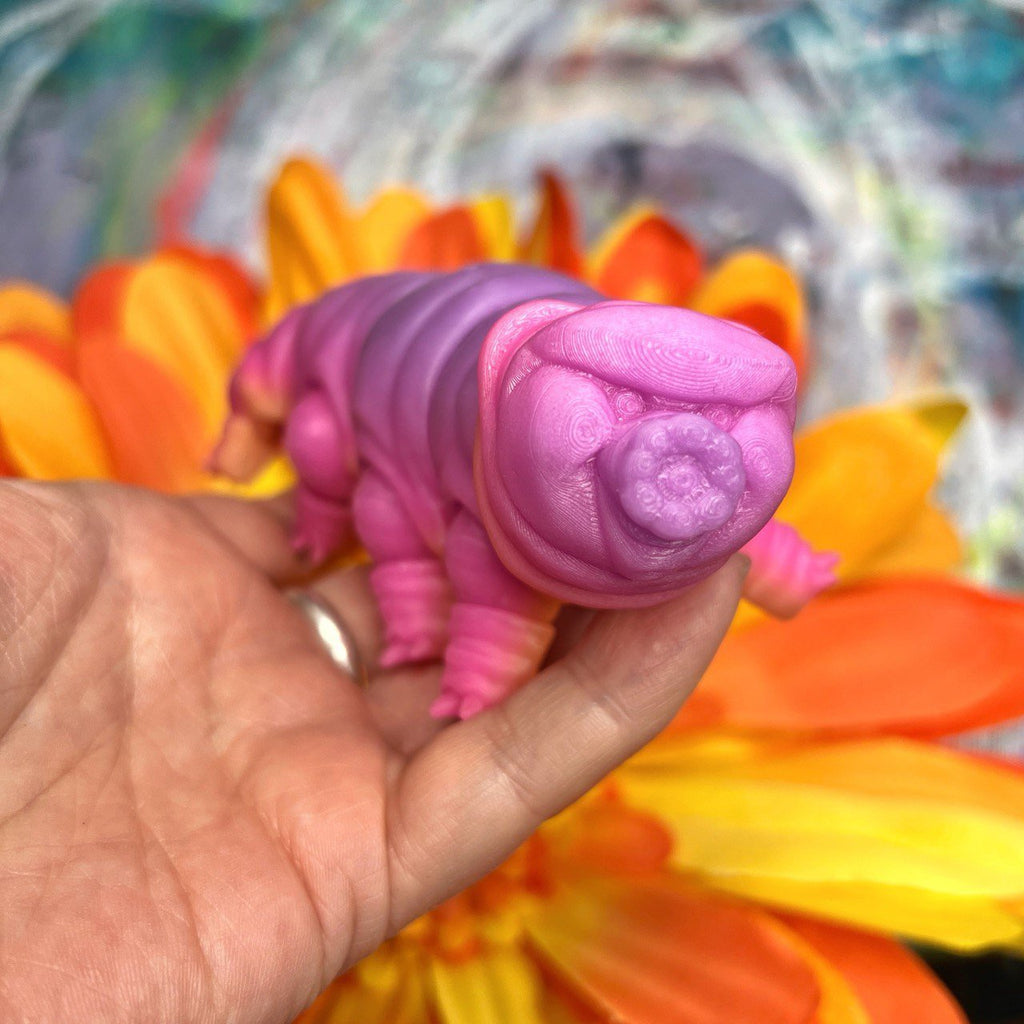 Tardigrade tactile stim fidget - Glow in the dark Water Bear