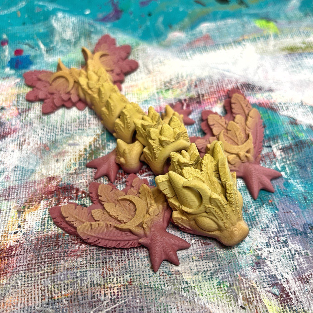 Tiny Lunar Dragon and Wyvern Adult Fidget and Stim toy
