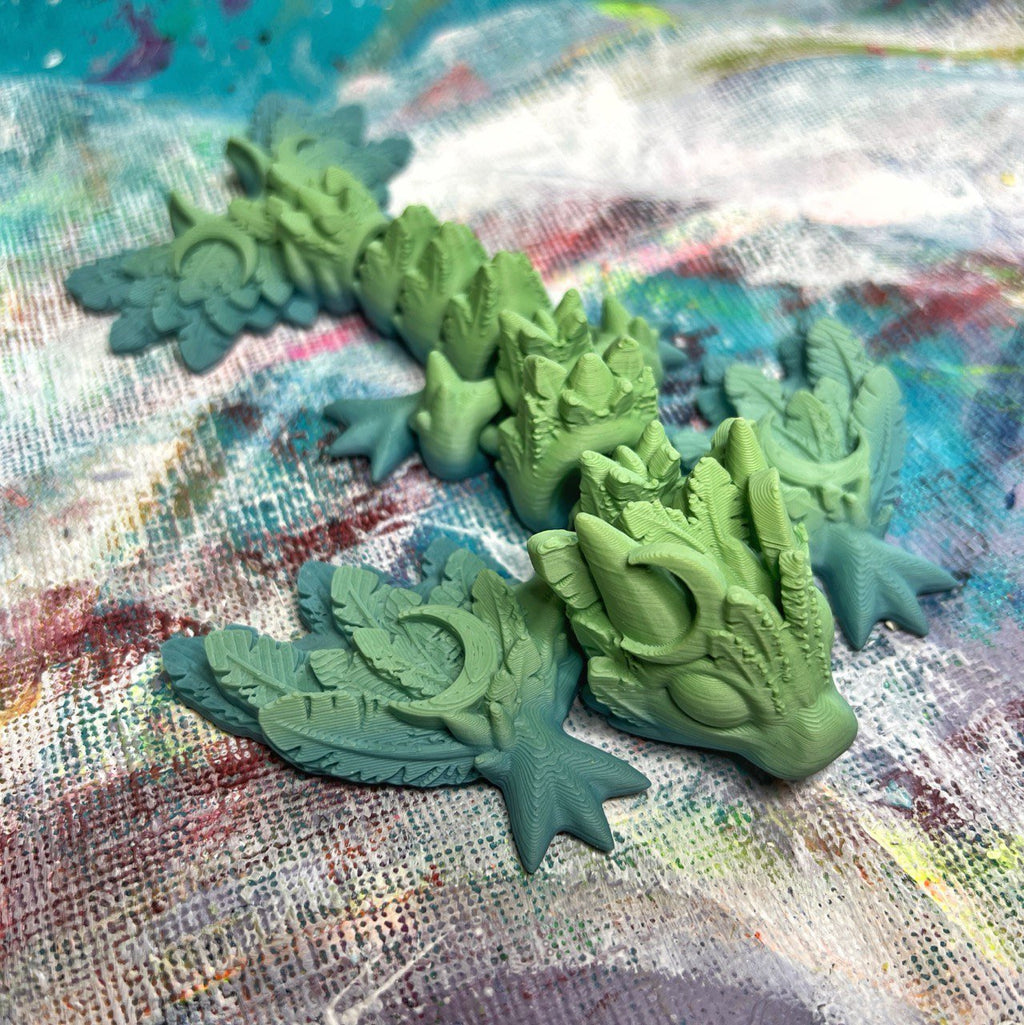 Tiny Lunar Dragon and Wyvern Adult Fidget and Stim toy