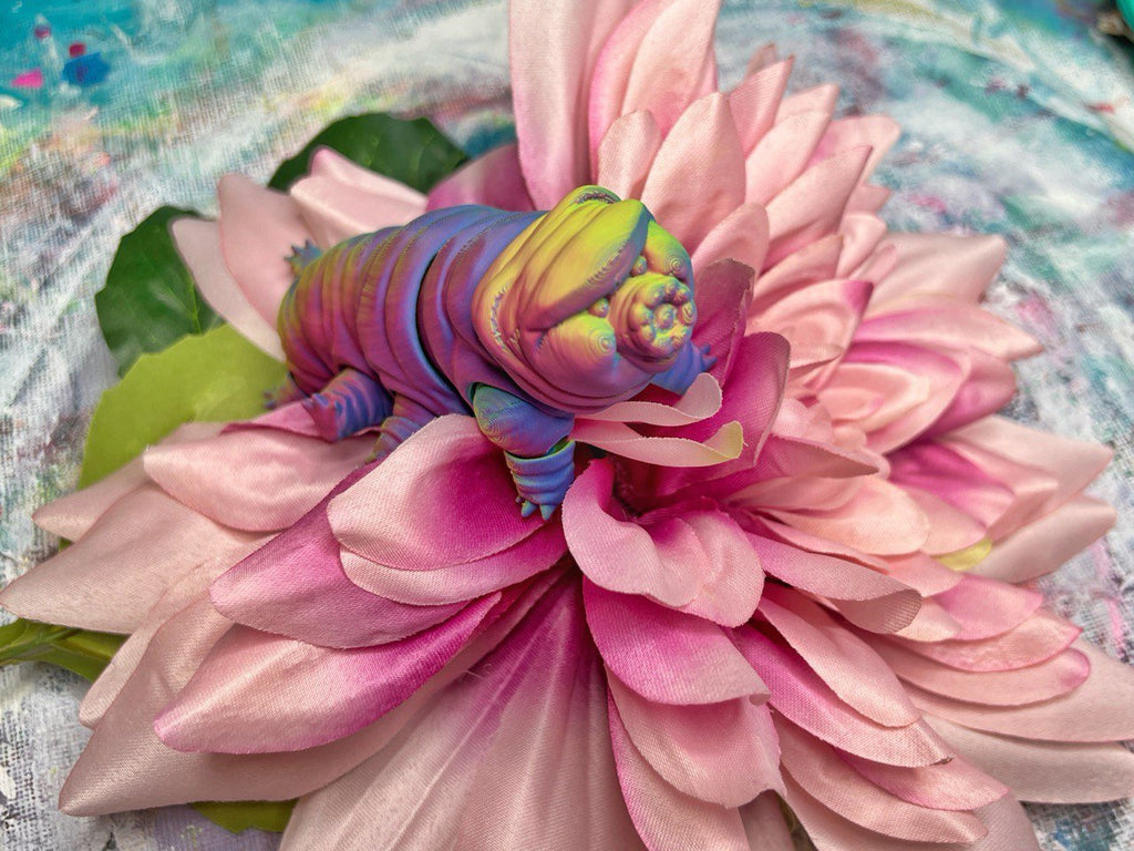 Tardigrade tactile stim fidget - Glow in the dark Water Bear