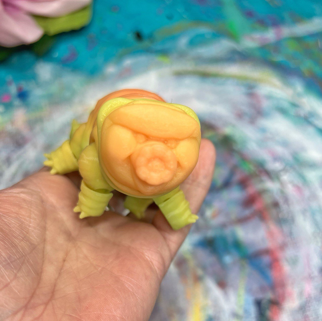 Tardigrade tactile stim fidget - Glow in the dark Water Bear