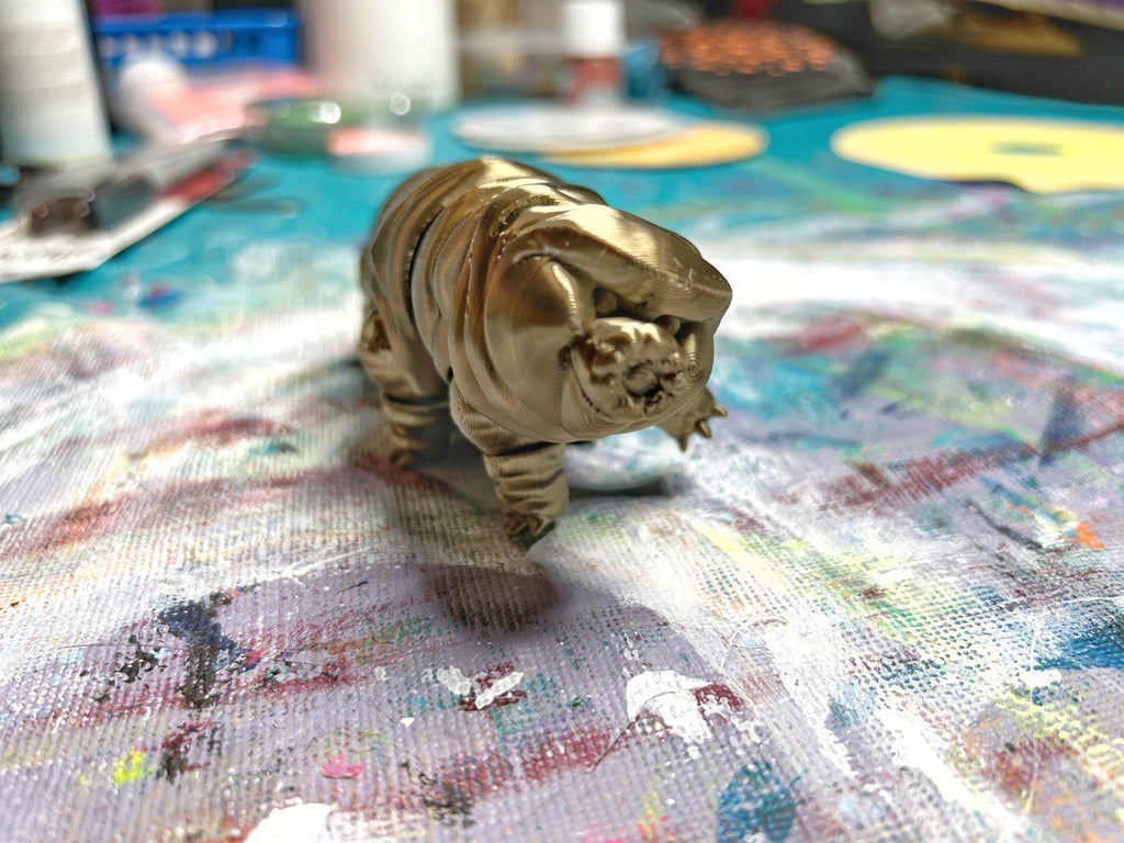 Tardigrade tactile stim fidget - Glow in the dark Water Bear