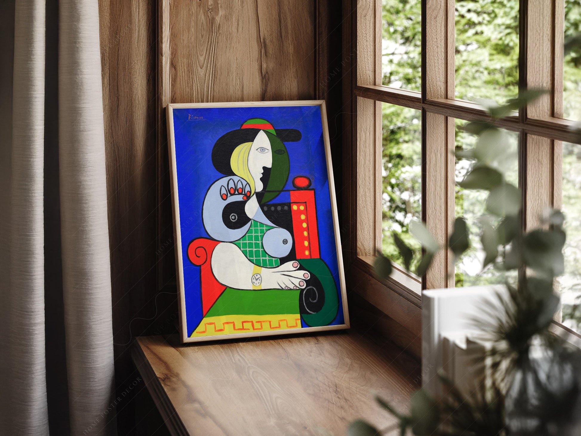 Pablo Picasso Woman with a Watch Art Print – Cubist Wall Art Poster