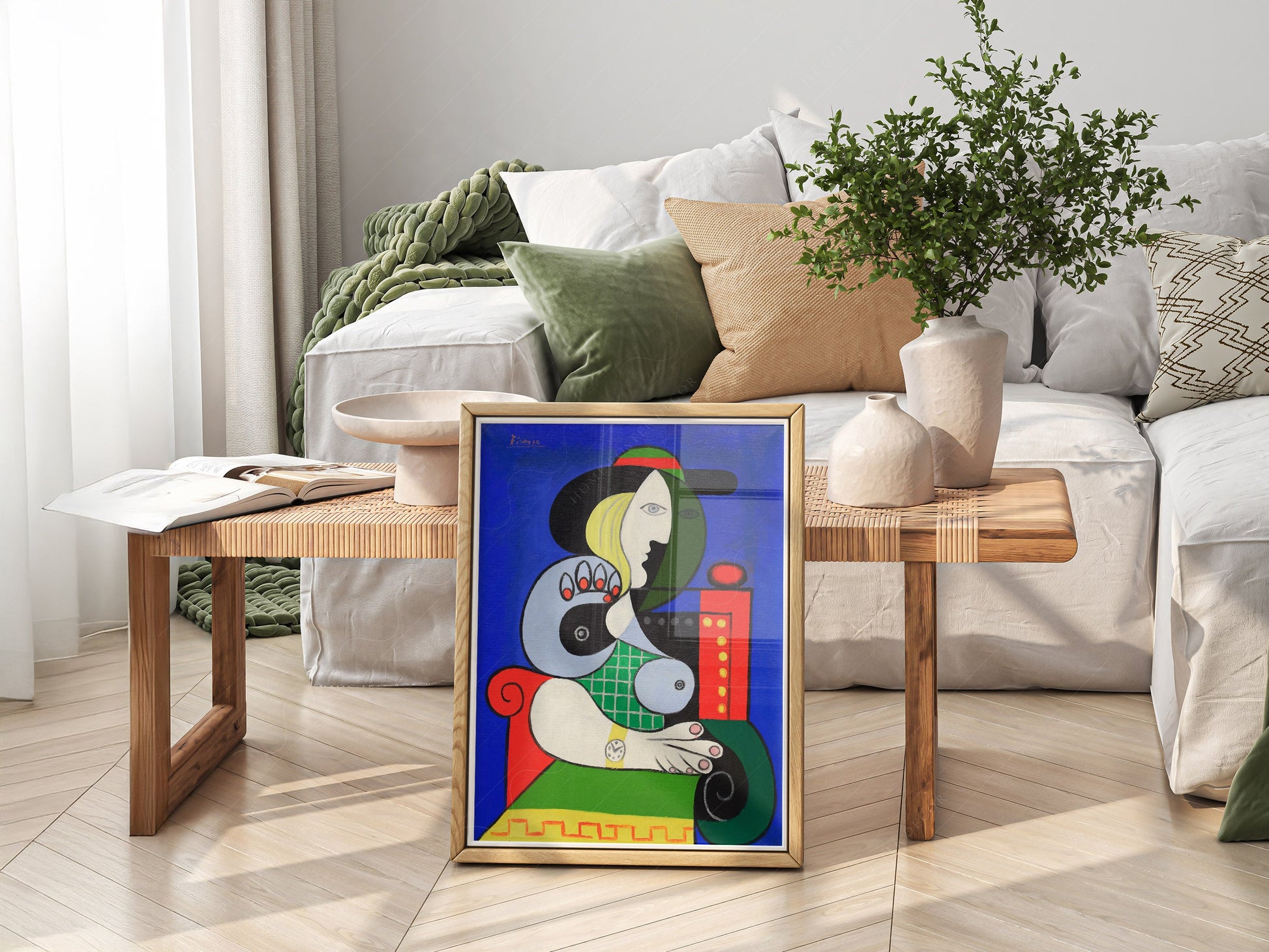 Pablo Picasso Woman with a Watch Art Print – Cubist Wall Art Poster
