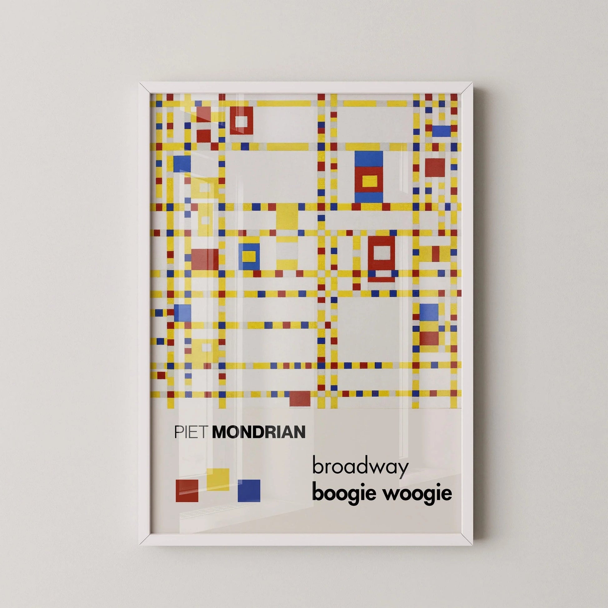 Estampe giclée de Piet Mondrian Broadway Boogie Woogie : Art moderne du milieu du XXe siècle