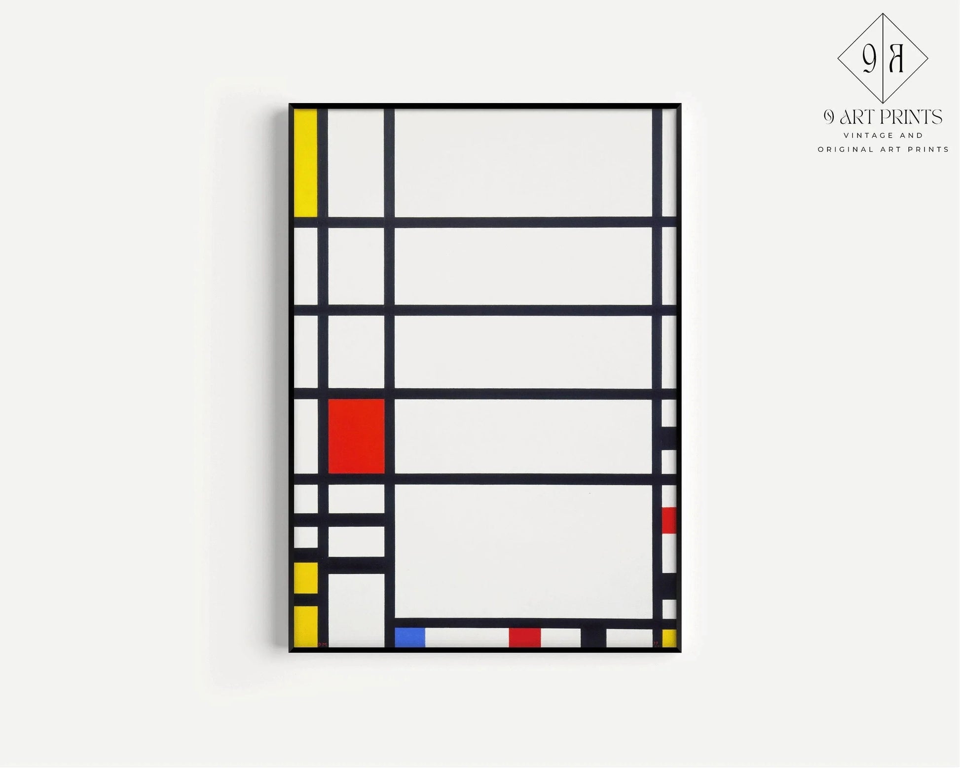 Piet Mondrian - Reproduction giclée de Trafalgar Square : Art moderne du milieu du XXe siècle