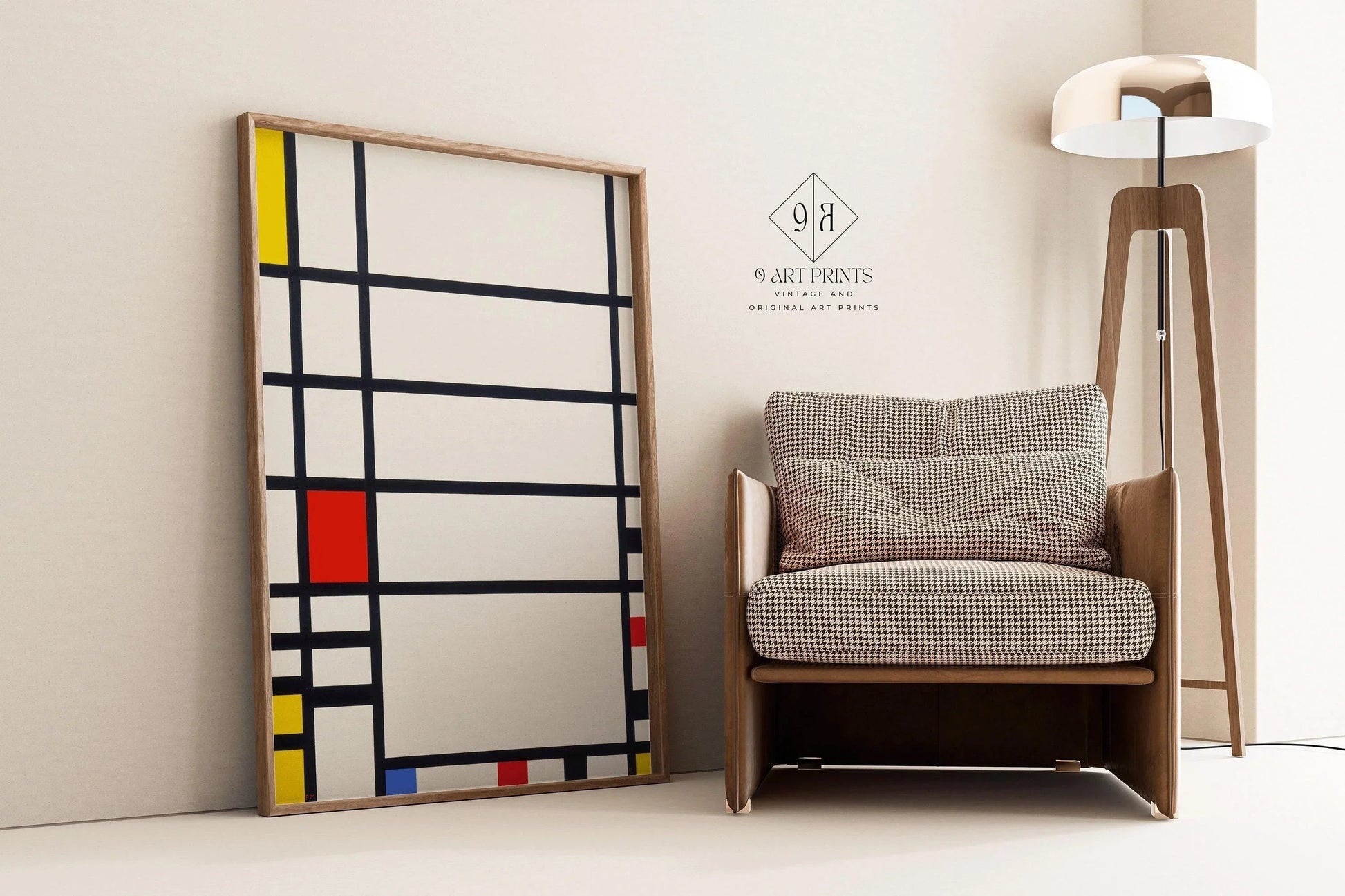Piet Mondrian - Reproduction giclée de Trafalgar Square : Art moderne du milieu du XXe siècle