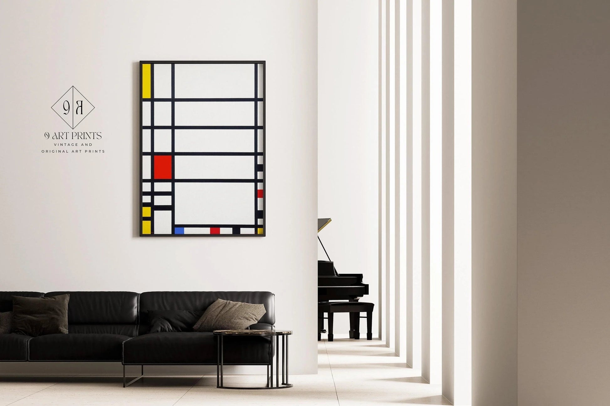 Piet Mondrian - Reproduction giclée de Trafalgar Square : Art moderne du milieu du XXe siècle