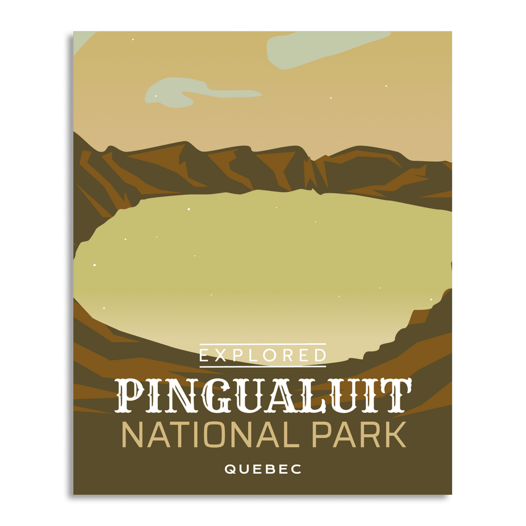 Pingualuit National Park 'Explored' Poster