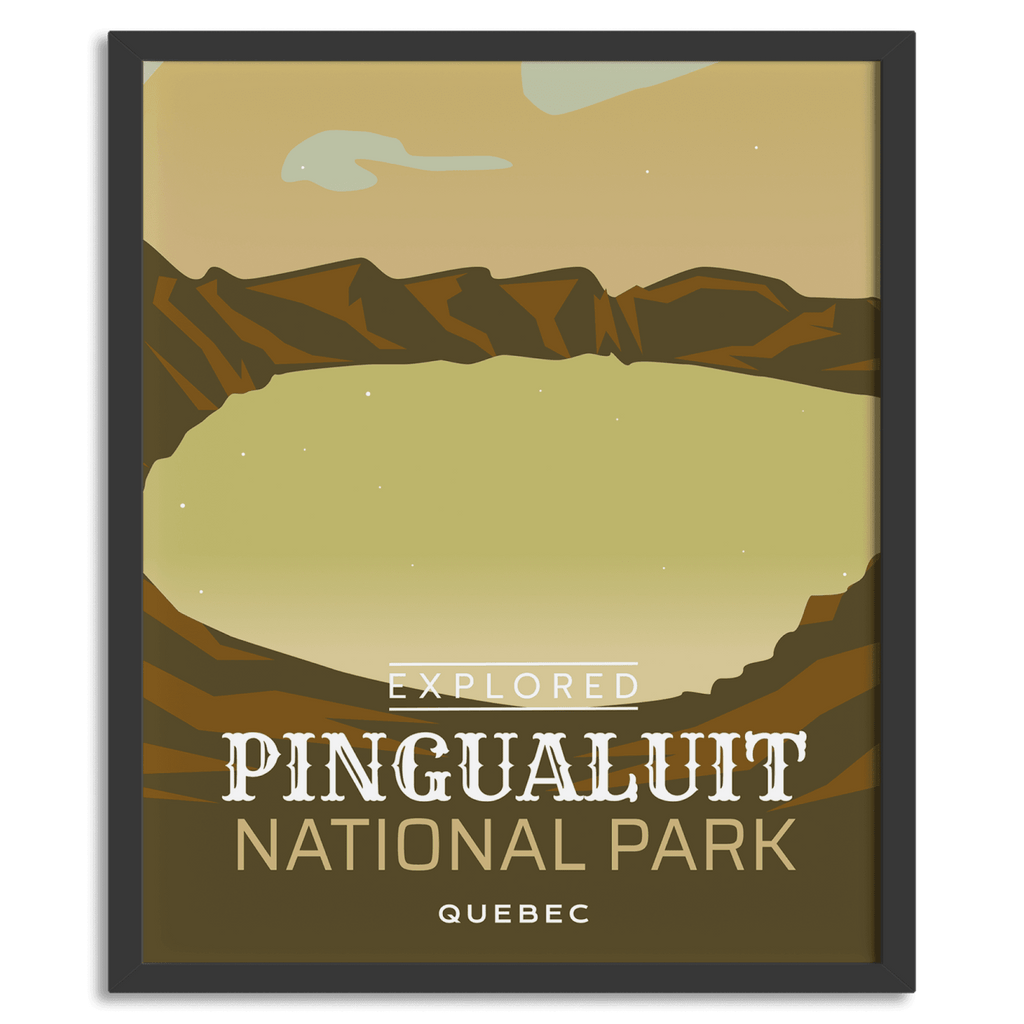 Pingualuit National Park 'Explored' Poster