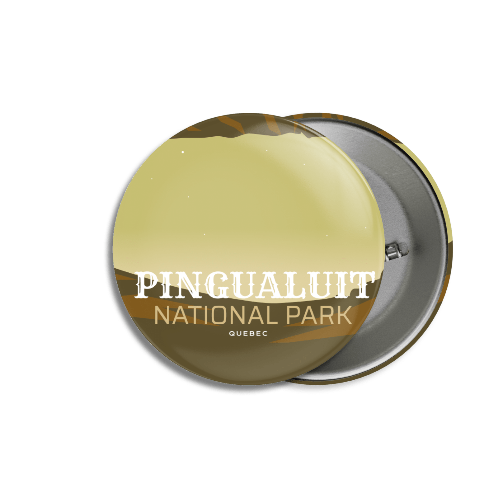 Pingualuit National Park of Quebec Pinback Button