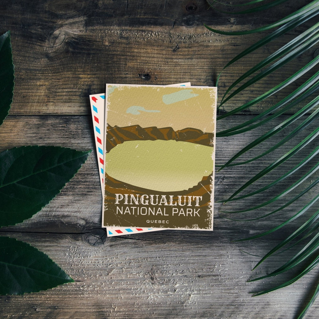 Pingualuit Quebec National Park Postcard