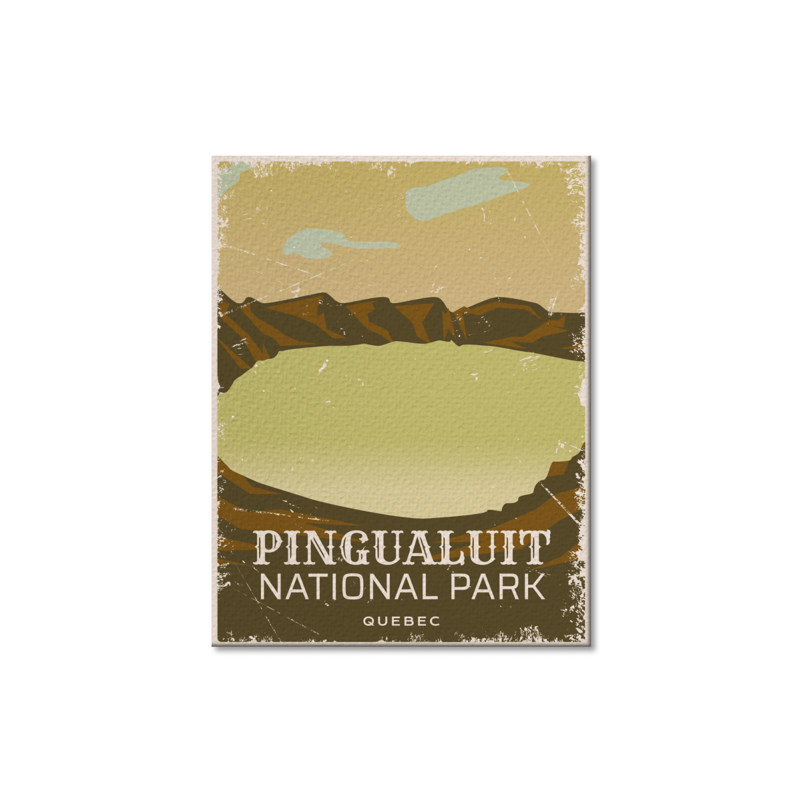 Pingualuit Quebec National Park Postcard