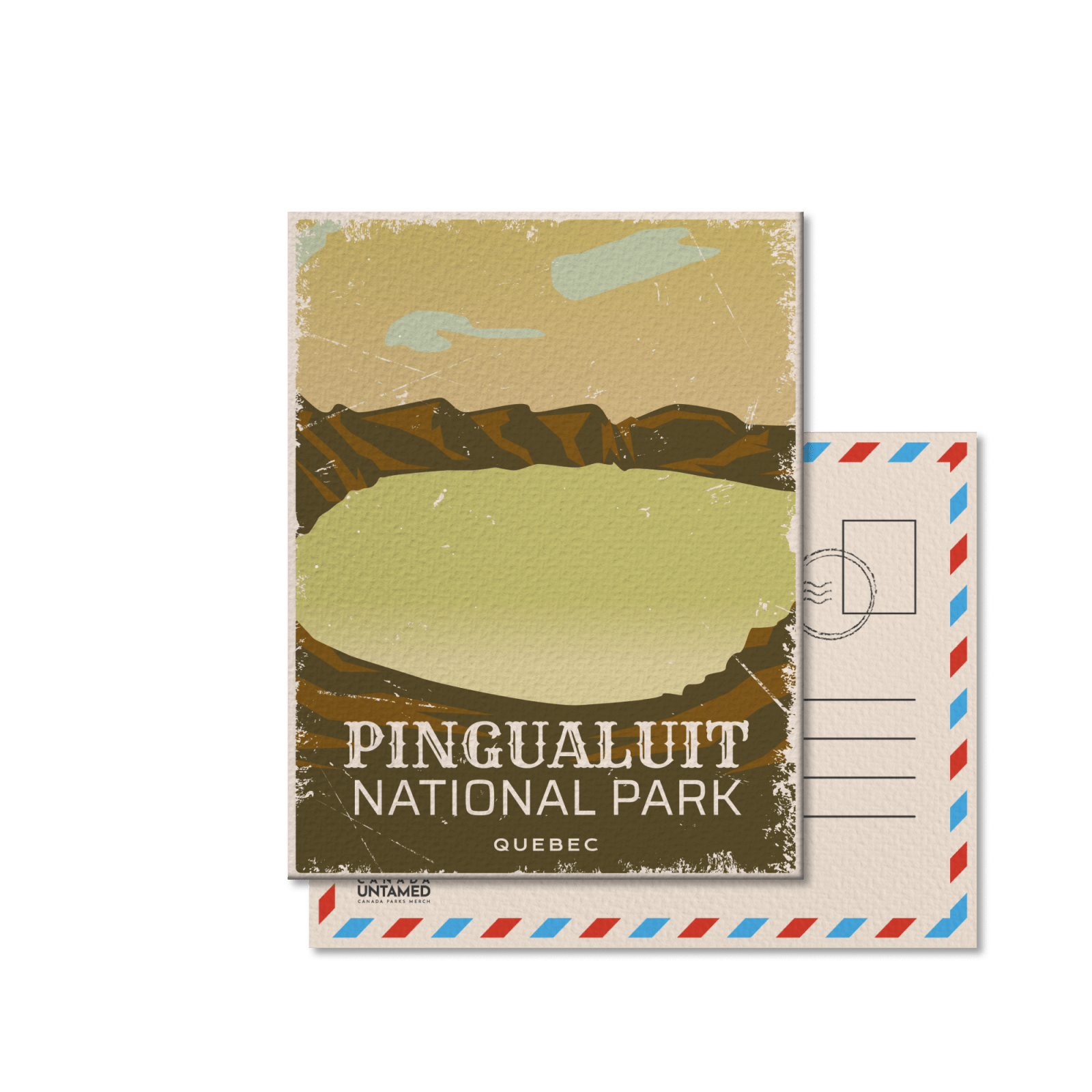 Pingualuit Quebec National Park Postcard