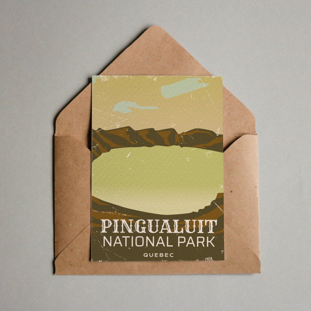 Pingualuit Quebec National Park Postcard