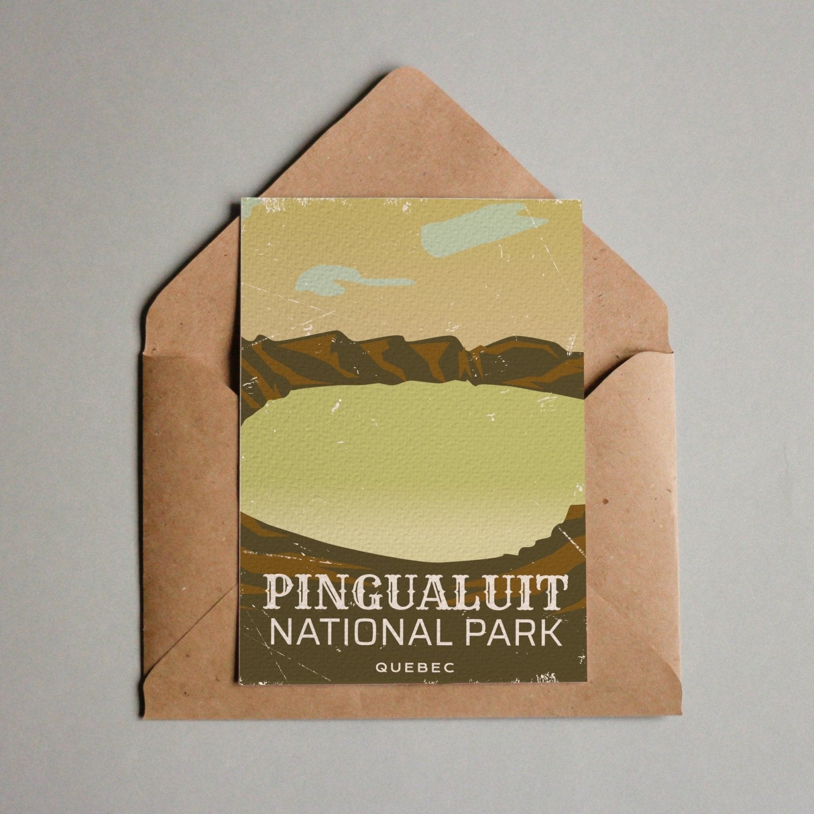 Pingualuit Quebec National Park Postcard