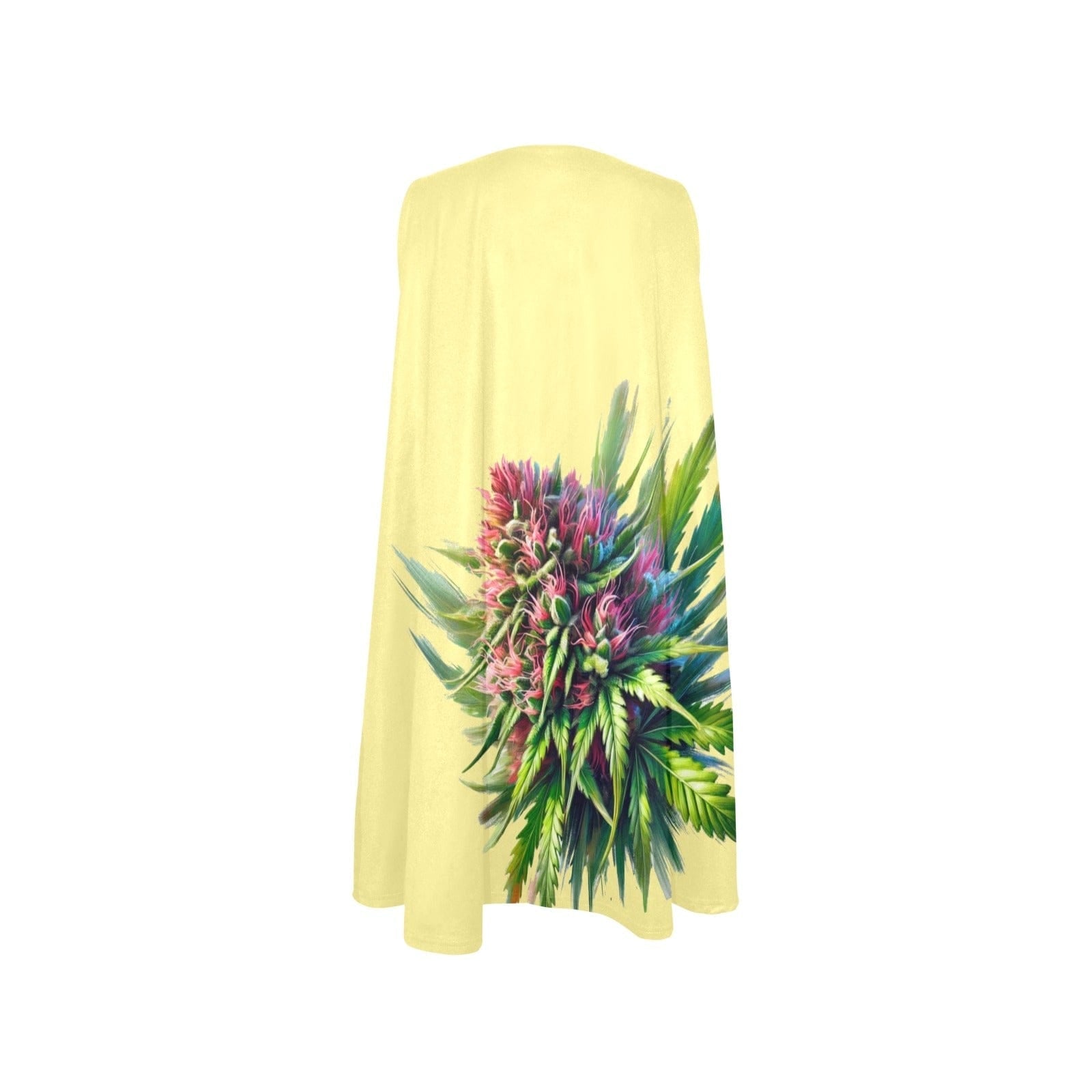 Pink Kush Sleeveless A-Line Pocket Dress