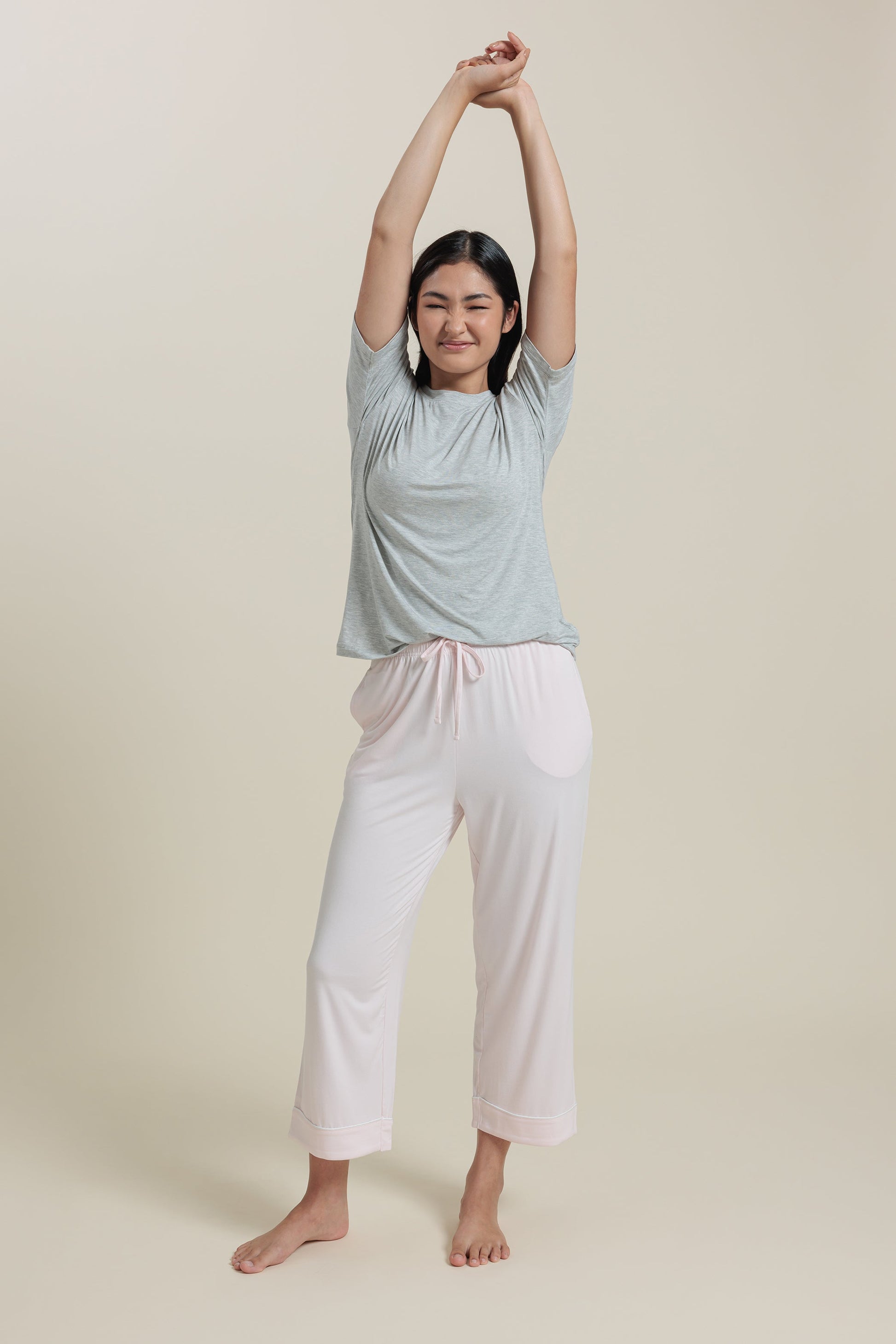 Pantalon de pyjama court en bambou