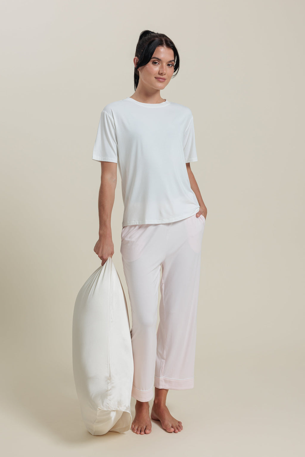 Bamboo Pajama Cropped Pants