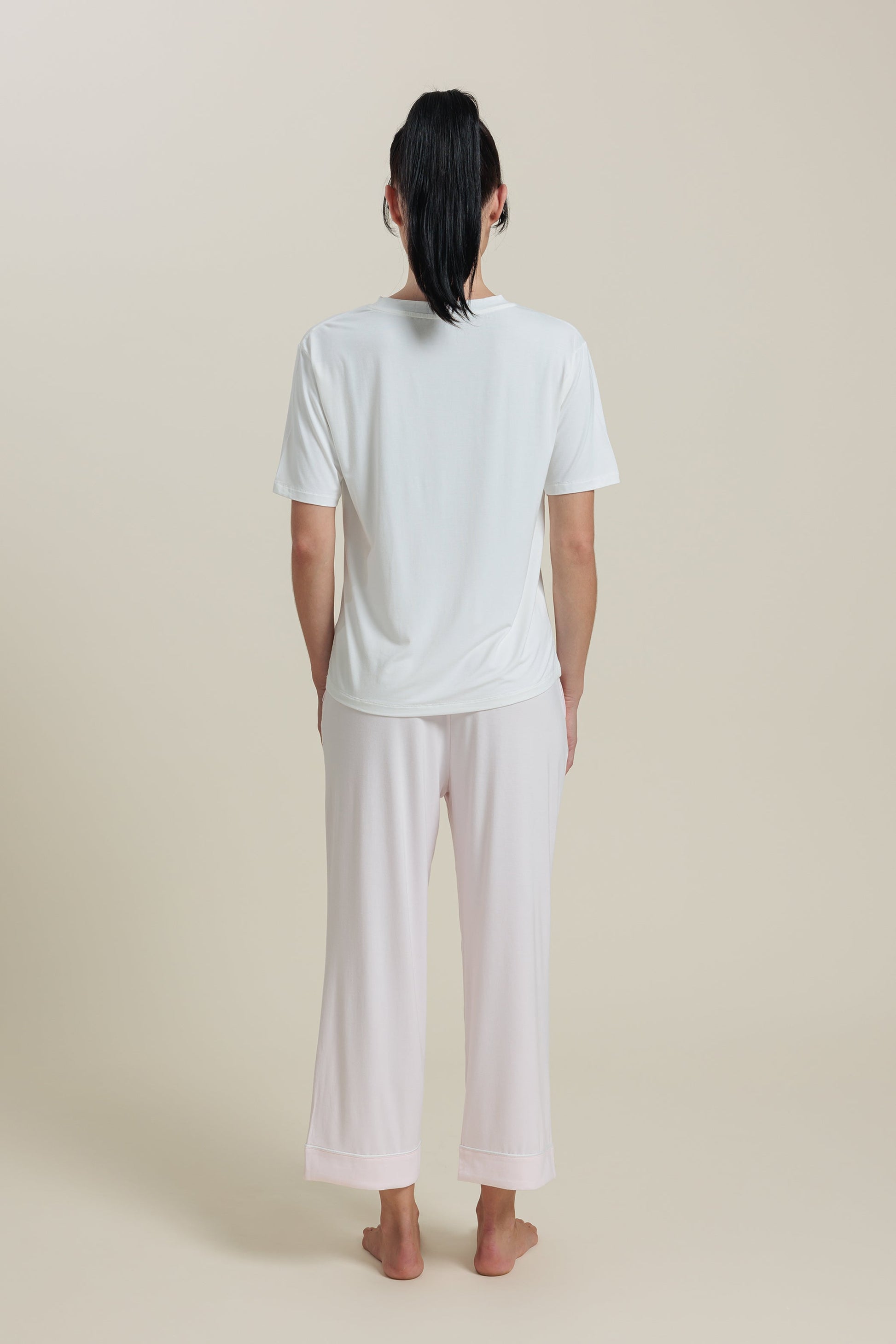 Pantalon de pyjama court en bambou