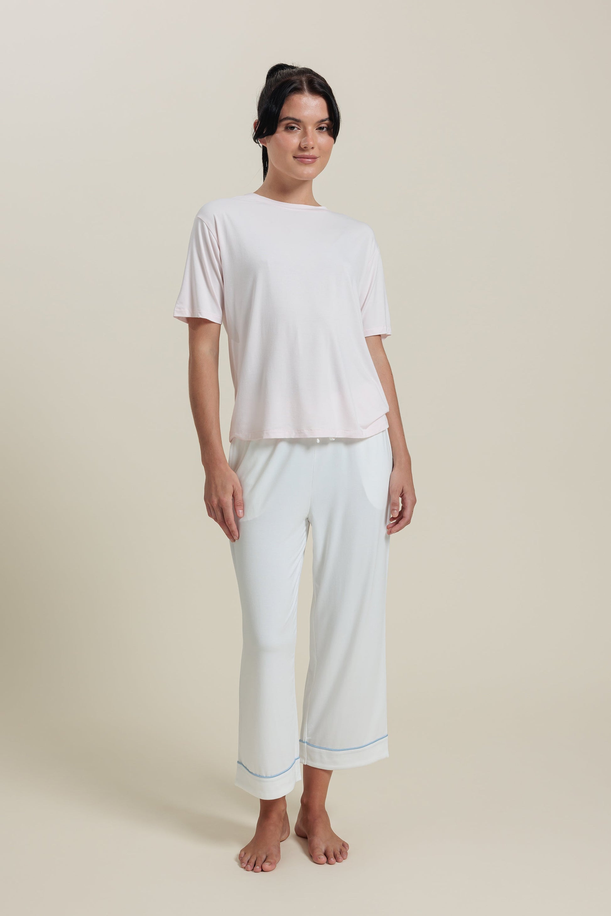 T-shirt à manches courtes en bambou