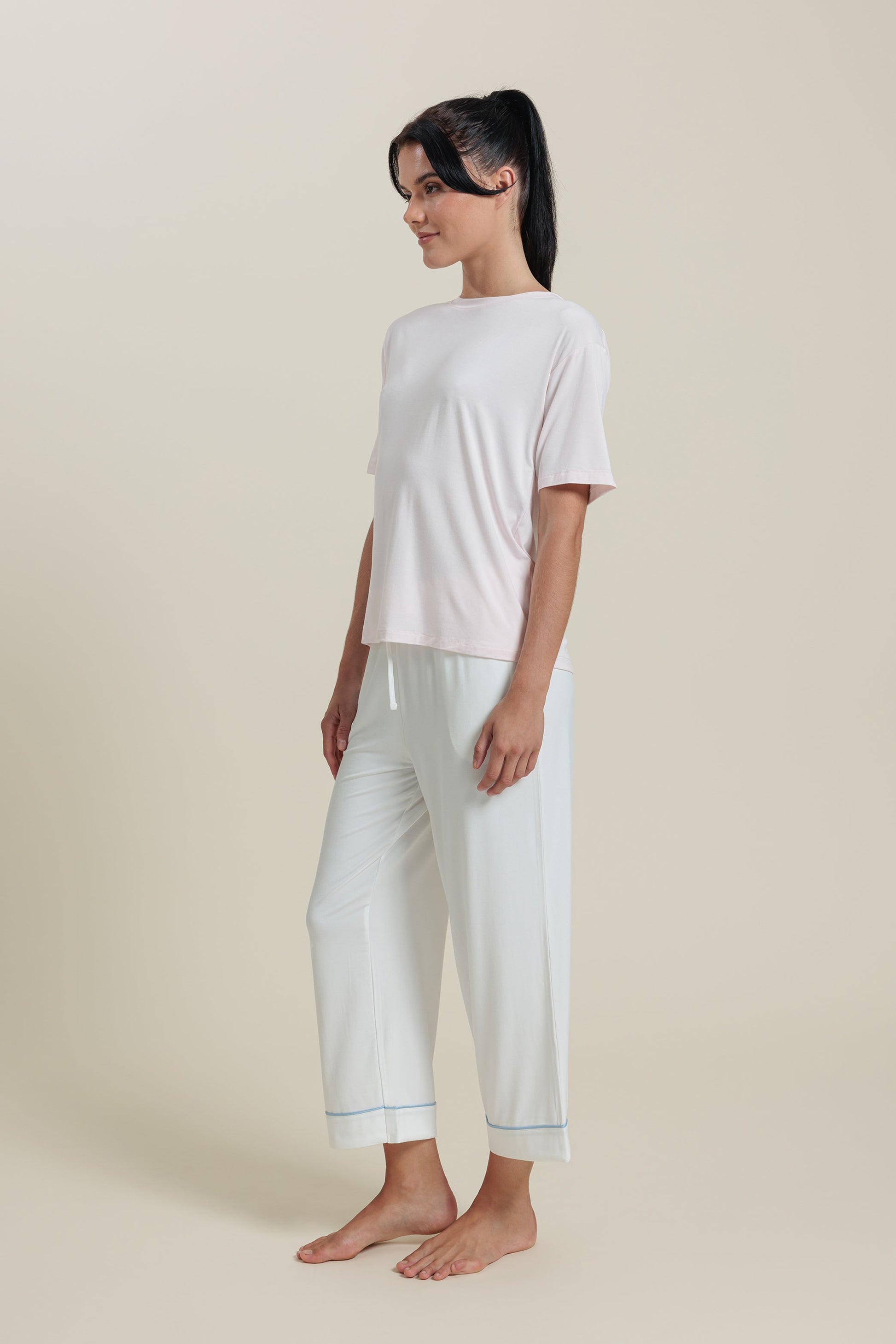 Ensemble de pyjama<br> Ensemble T-shirt et pantalon en bambou
