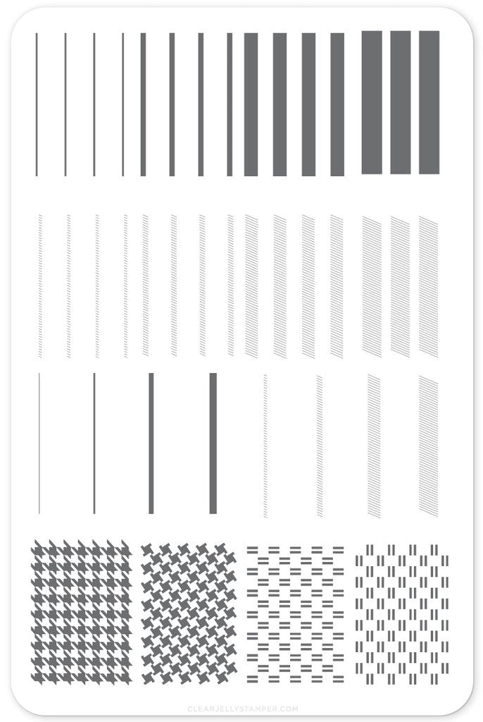 Clear Jelly Stamper - Got Plaid? Stamping Plate