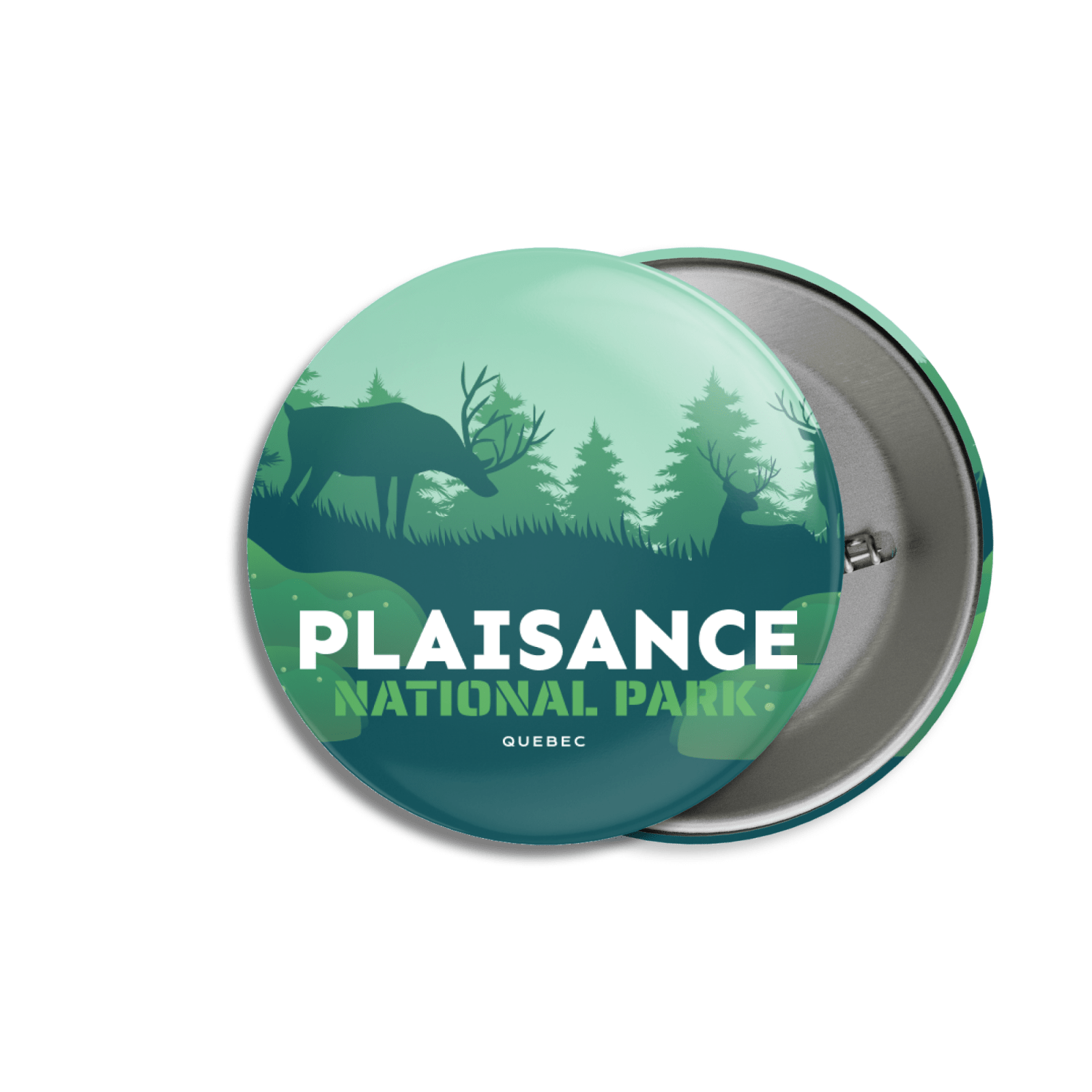 Plaisance National Park of Quebec Pinback Button