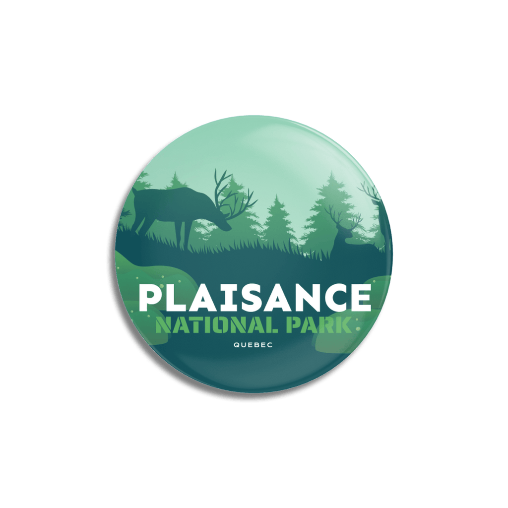 Plaisance National Park of Quebec Pinback Button