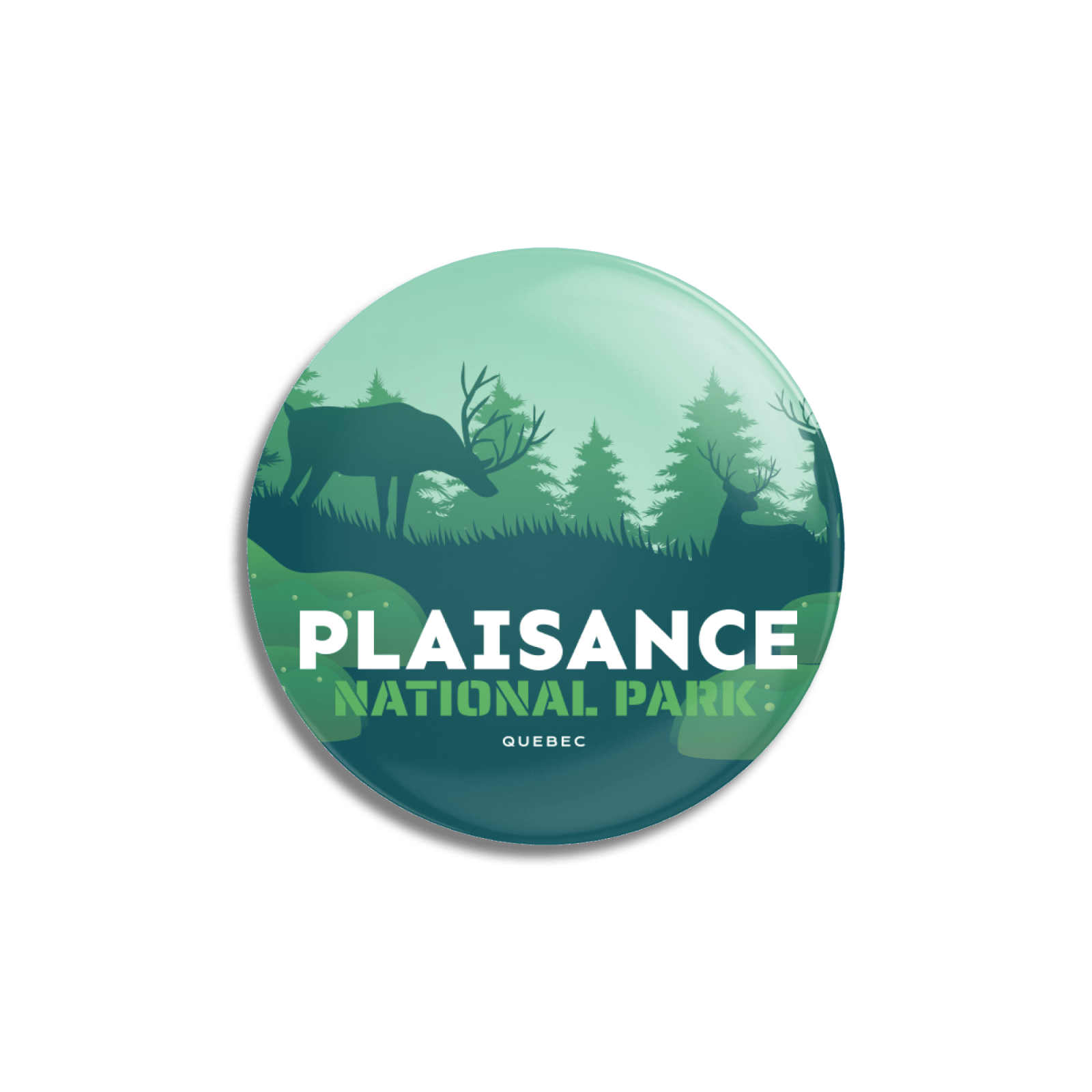 Plaisance National Park of Quebec Pinback Button