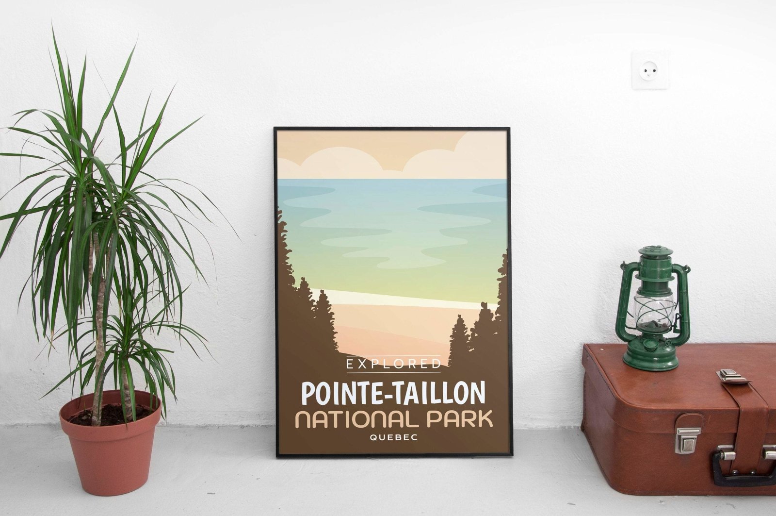 Pointe-Taillon National Park 'Explored' Poster