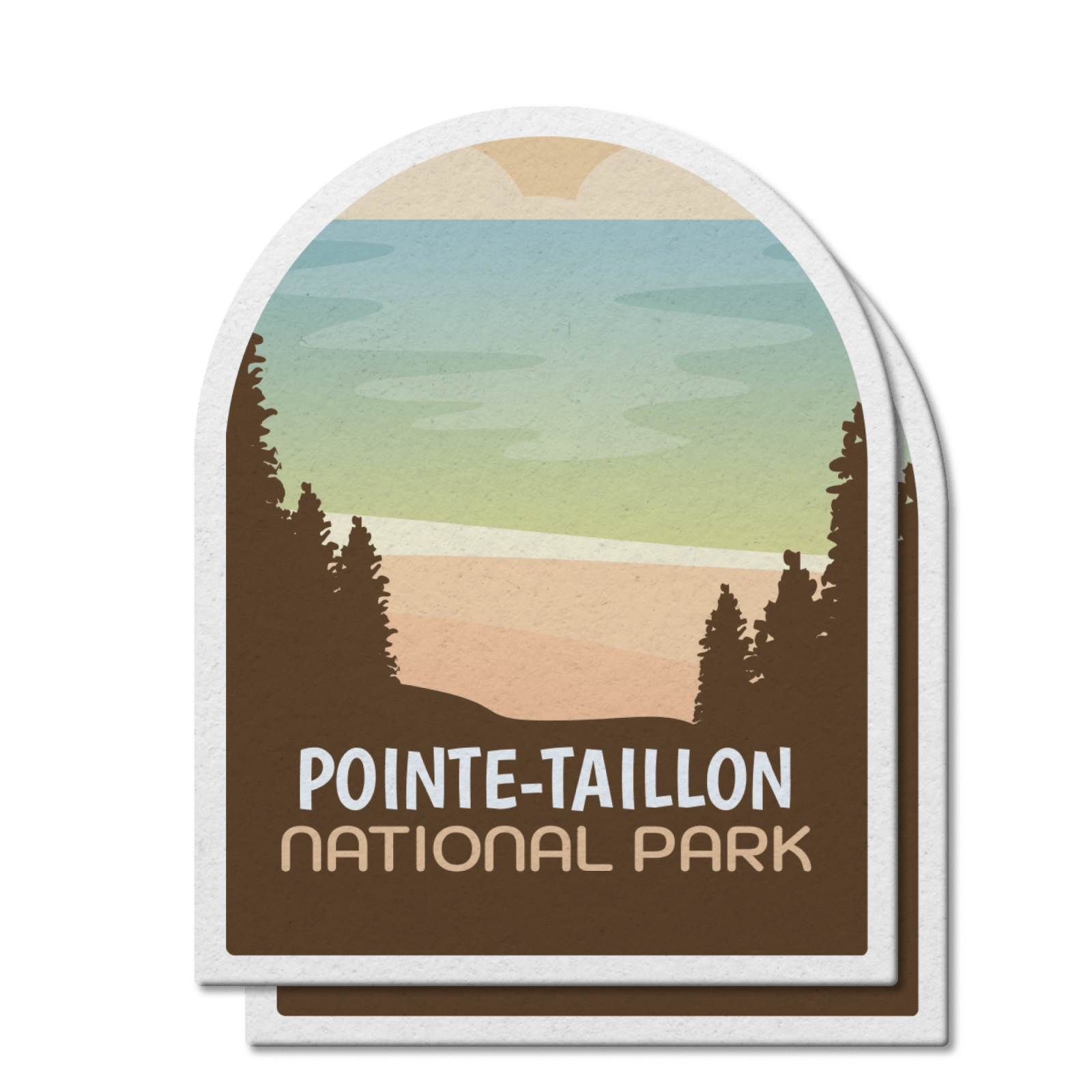 Pointe-Taillon Quebec National Park Waterproof Vinyl Sticker