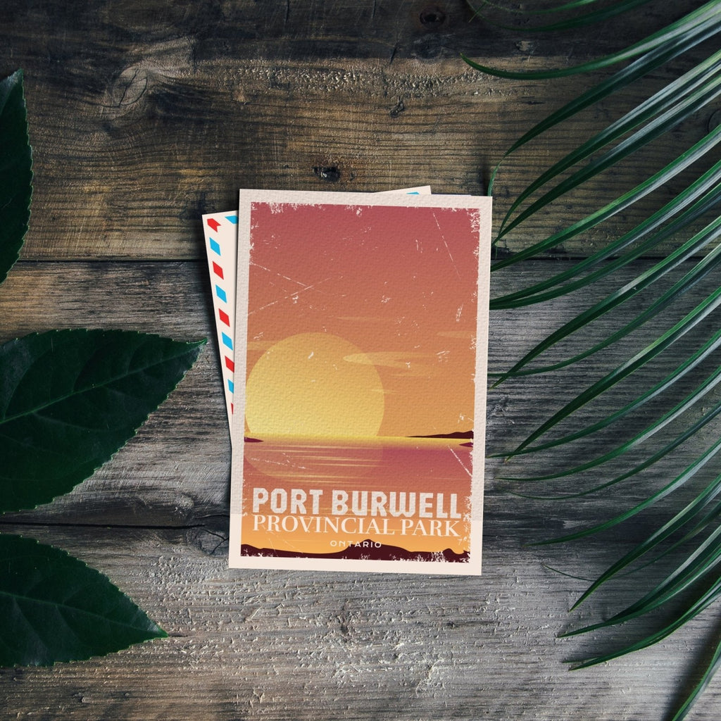 Port Burwell Ontario Provincial Park Postcard, Canada Parks