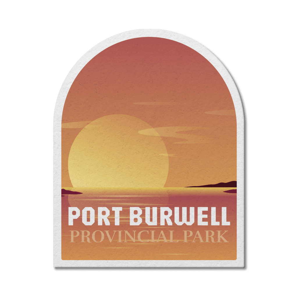 Port Burwell Ontario Provincial Park Waterproof Vinyl Sticker, Canada Parks