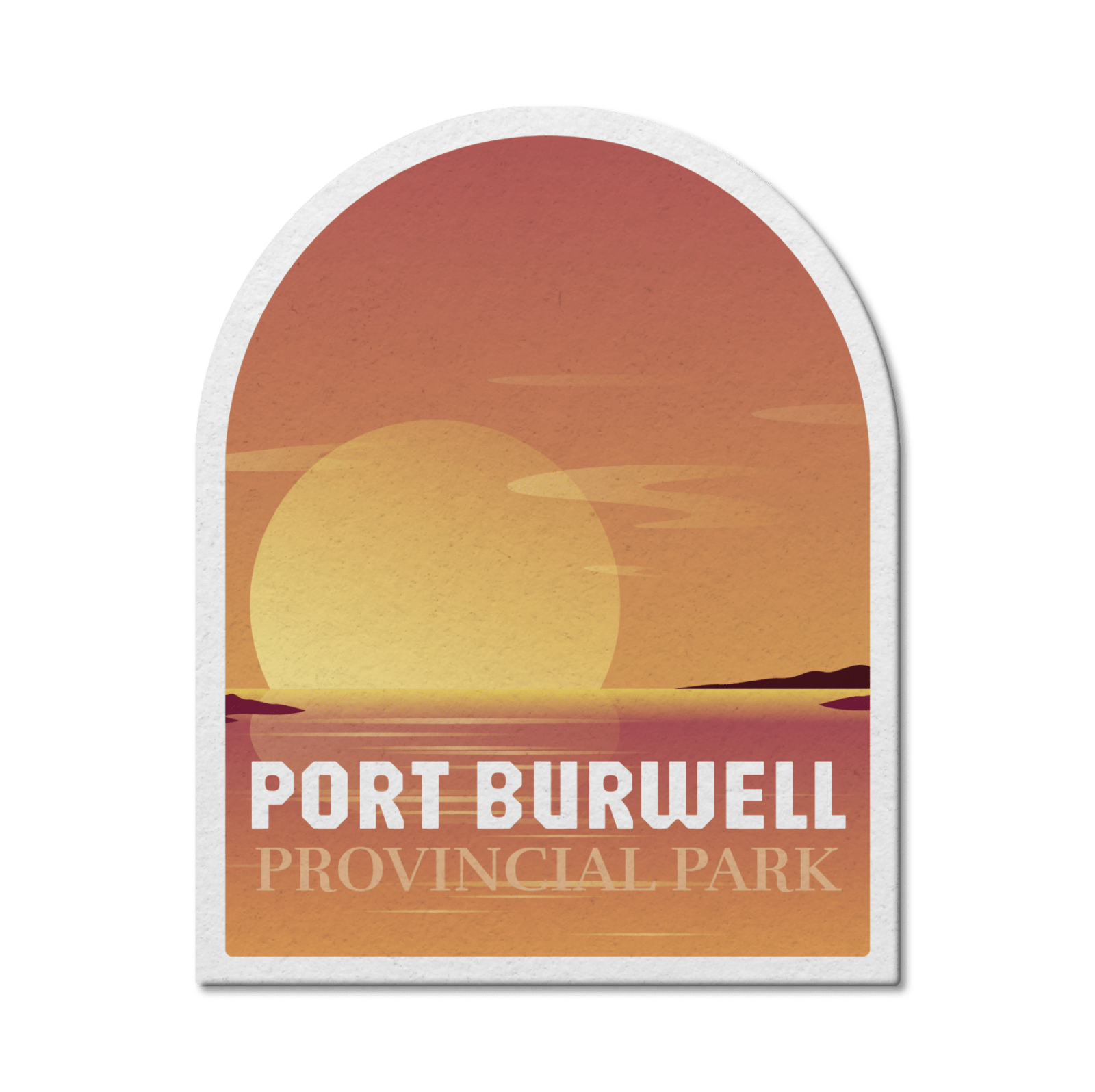 Port Burwell Ontario Provincial Park Waterproof Vinyl Sticker, Canada Parks